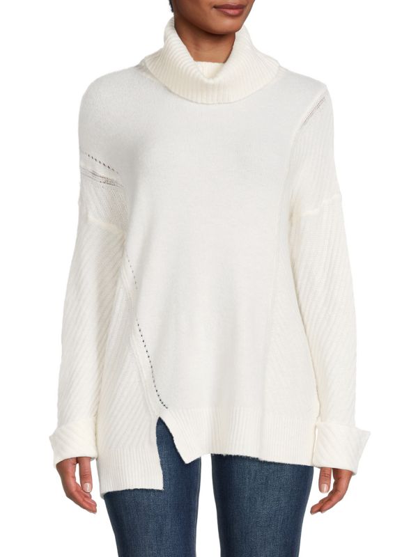 Philosophy Asymmetric Wool Blend Sweater